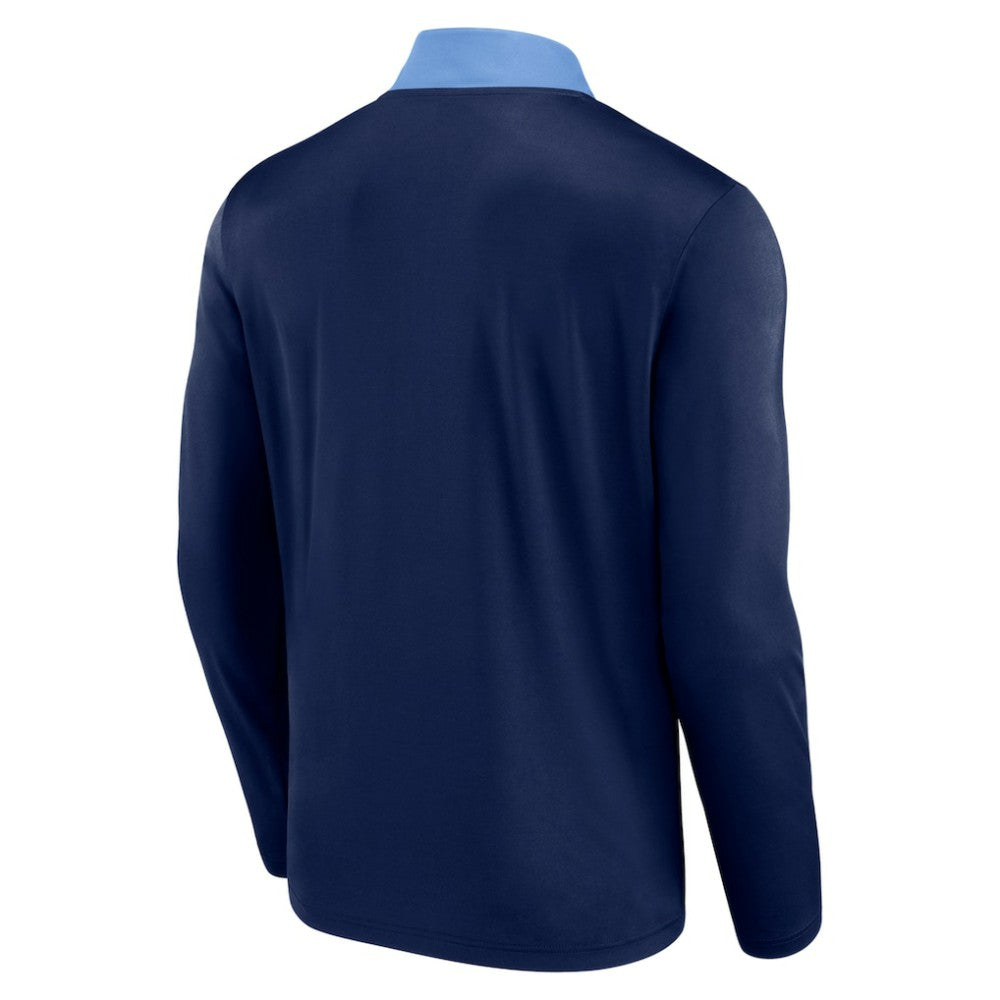 Tampa Bay Rays Fanatics Unstoppable Quarter-Zip Top - Navy - Fanatics Discount