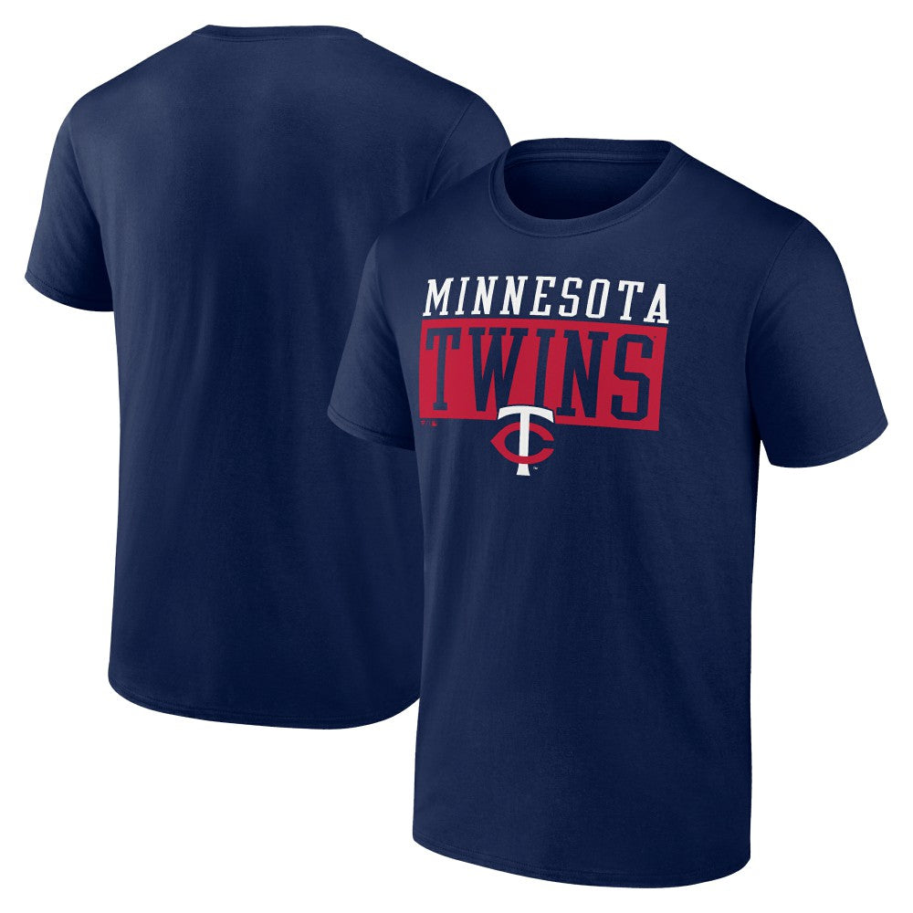 Minnesota Twins Fanatics Hard To Beat T-Shirt - Navy - Fanatics Discount