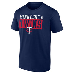 Minnesota Twins Fanatics Hard To Beat T-Shirt - Navy - Fanatics Discount