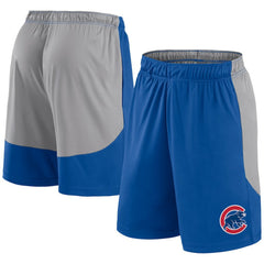 Chicago Cubs Fanatics Go Hard Shorts - Royal/Gray - Fanatics Lifestyle