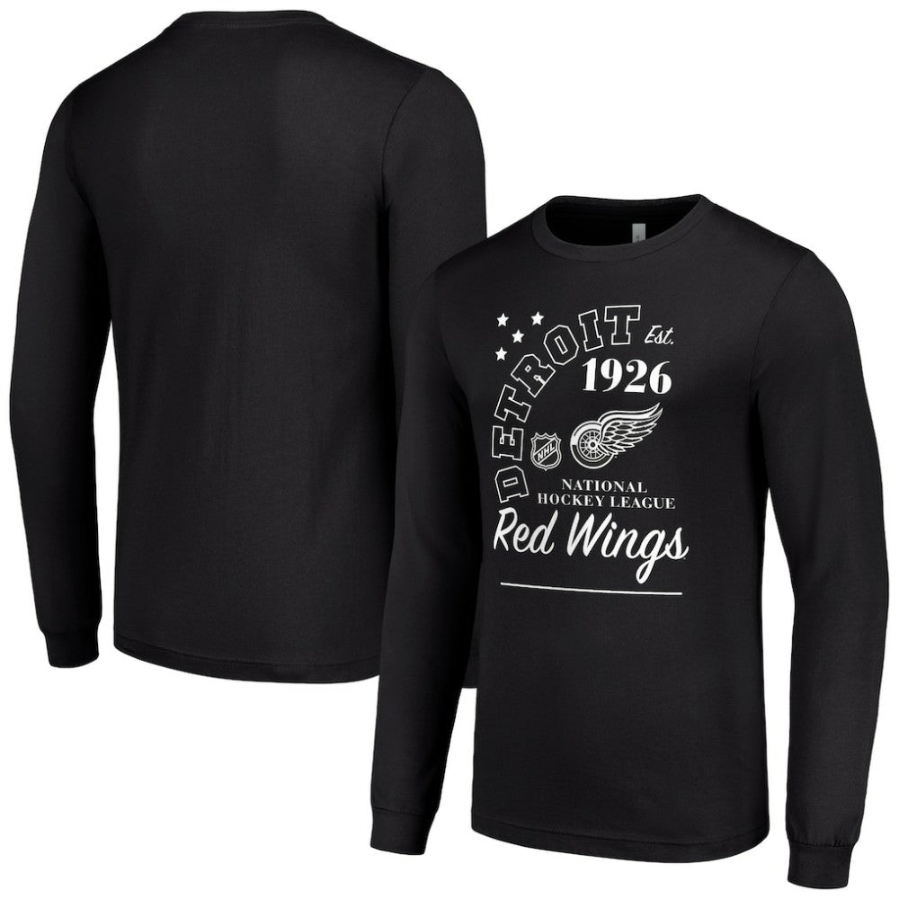 Detroit Red Wings Starter Arch City Theme Graphic Long Sleeve T-Shirt - Black - NHL 200594600
