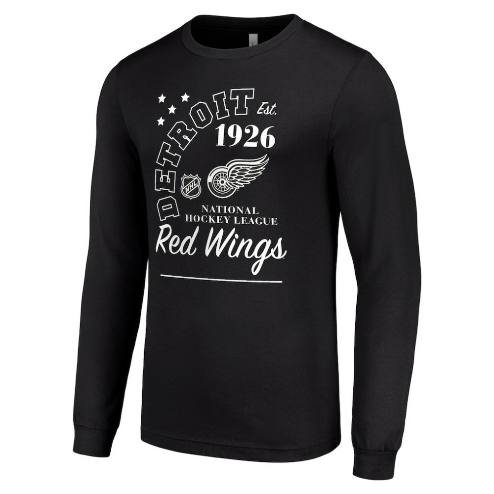 Detroit Red Wings Starter Arch City Theme Graphic Long Sleeve T-Shirt - Black - NHL 200594600