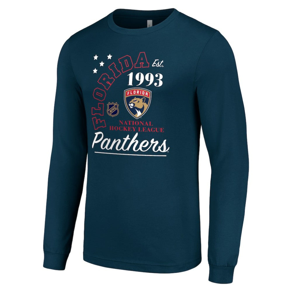 Florida Panthers Starter Arch City Theme Graphic Long Sleeve T-Shirt - Navy - NHL 200594603