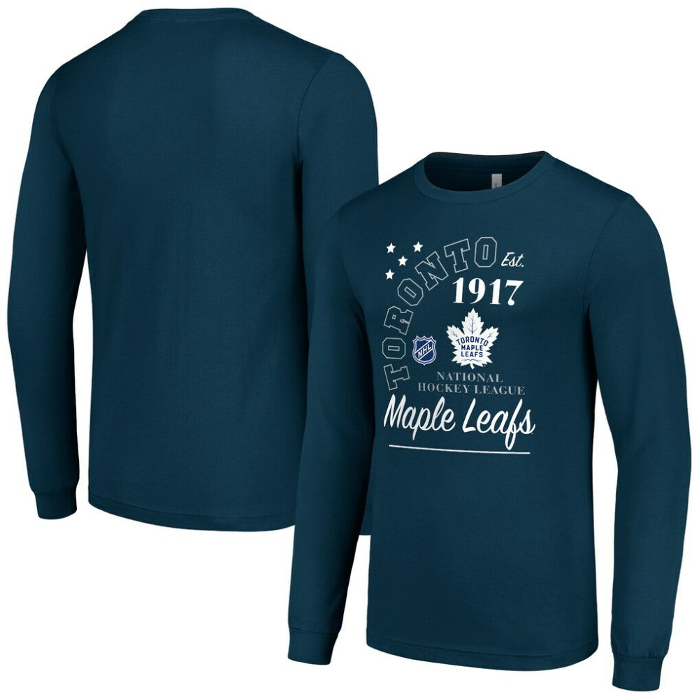 Toronto Maple Leafs Starter Arch City Theme Graphic Long Sleeve T-Shirt - Navy - NHL 200594614