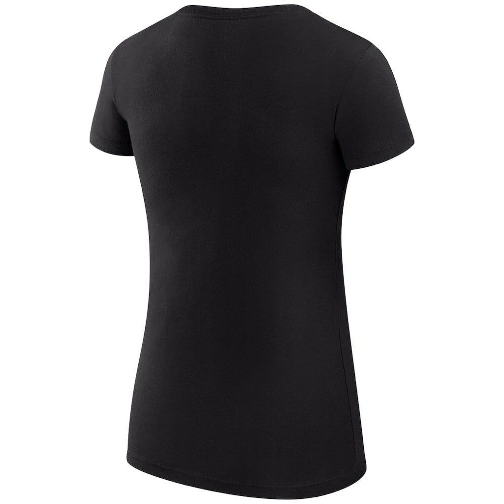 San Jose Sharks G-III 4Her by Carl Banks Women's Super-Slim Fit Lightweight Dot Print Team T-Shirt - Black - NHL 200595218