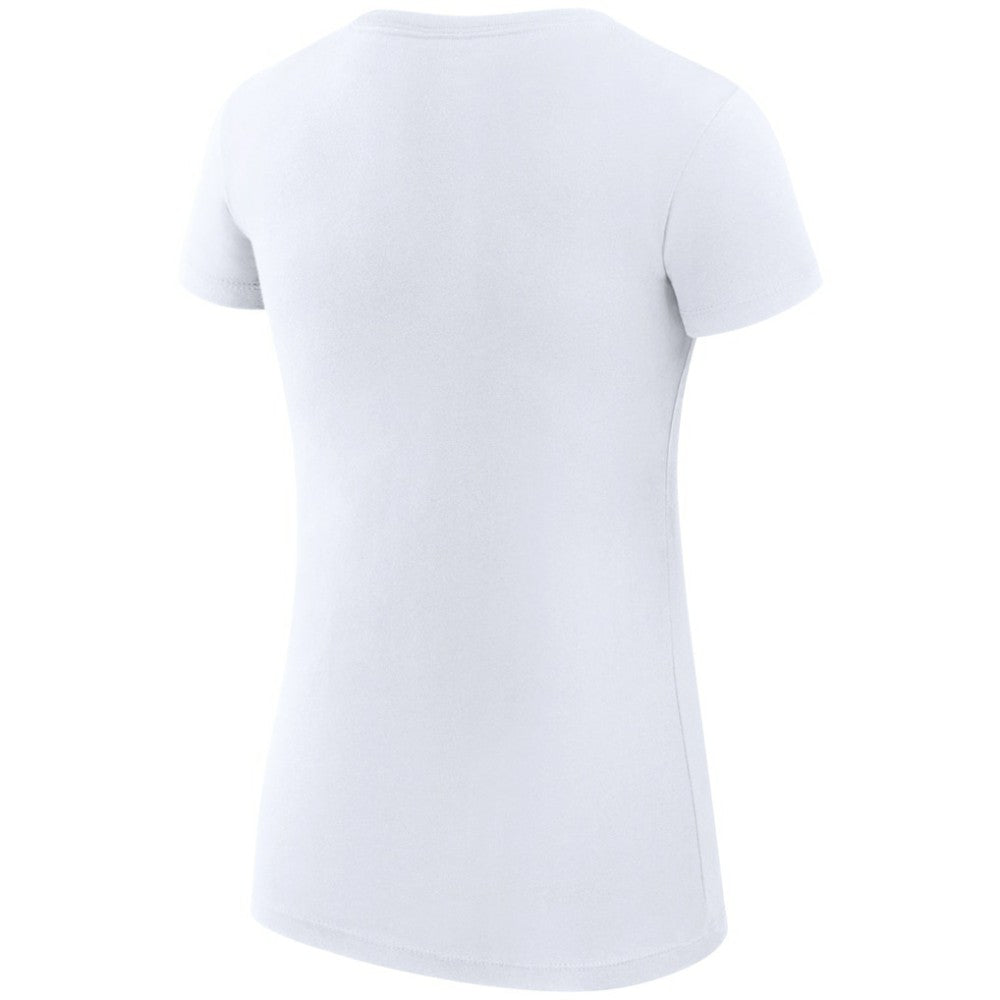 Florida Panthers G-III 4Her by Carl Banks Women's Super-Slim Fit Lightweight Dot Print Team T-Shirt - White - NHL 200595242