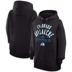 Colorado Avalanche Starter Puck Pullover Hoodie - Black - NHL 200595930