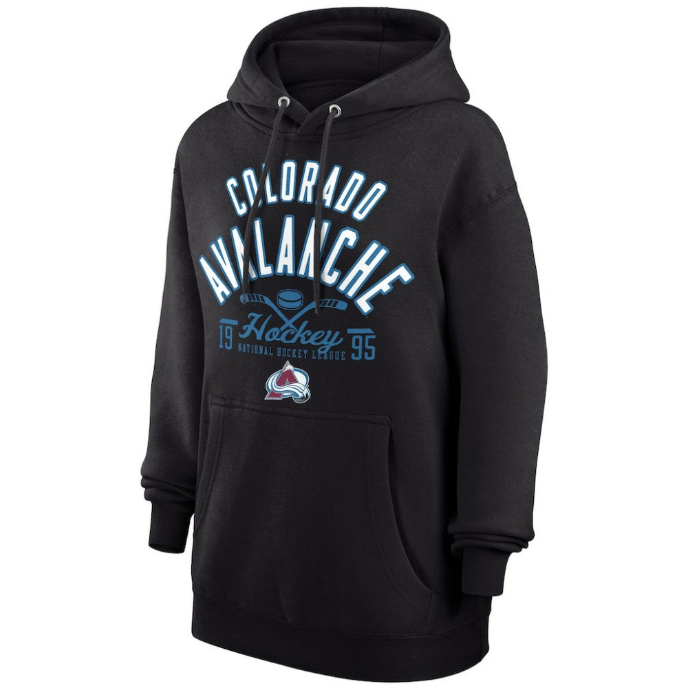 Colorado Avalanche Starter Puck Pullover Hoodie - Black - NHL 200595930