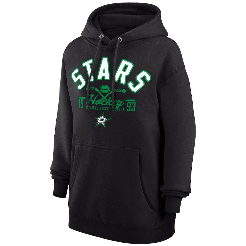 Dallas Stars Starter Puck Pullover Hoodie - Black - NHL 200595931