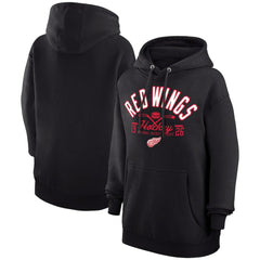 Detroit Red Wings Starter Puck Pullover Hoodie - Black - NHL 200595932