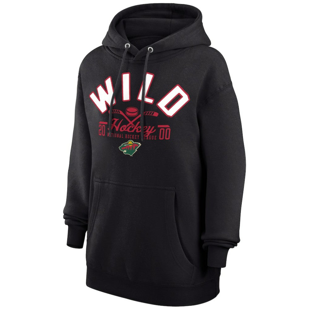 Minnesota Wild Starter Puck Pullover Hoodie - Black - NHL 200595934