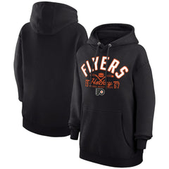 Philadelphia Flyers Starter Puck Pullover Hoodie - Black - NHL 200595937