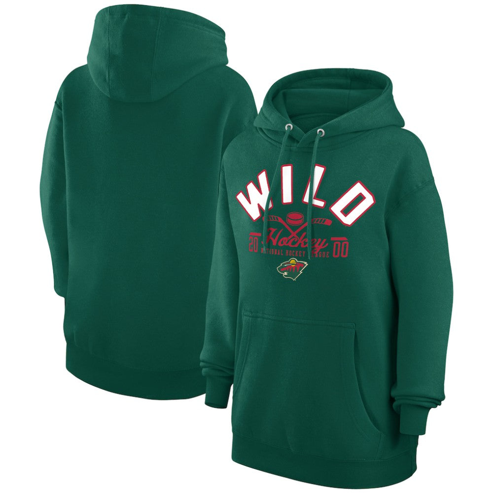 Minnesota Wild Starter Puck Pullover Hoodie - Green - NHL 200595976