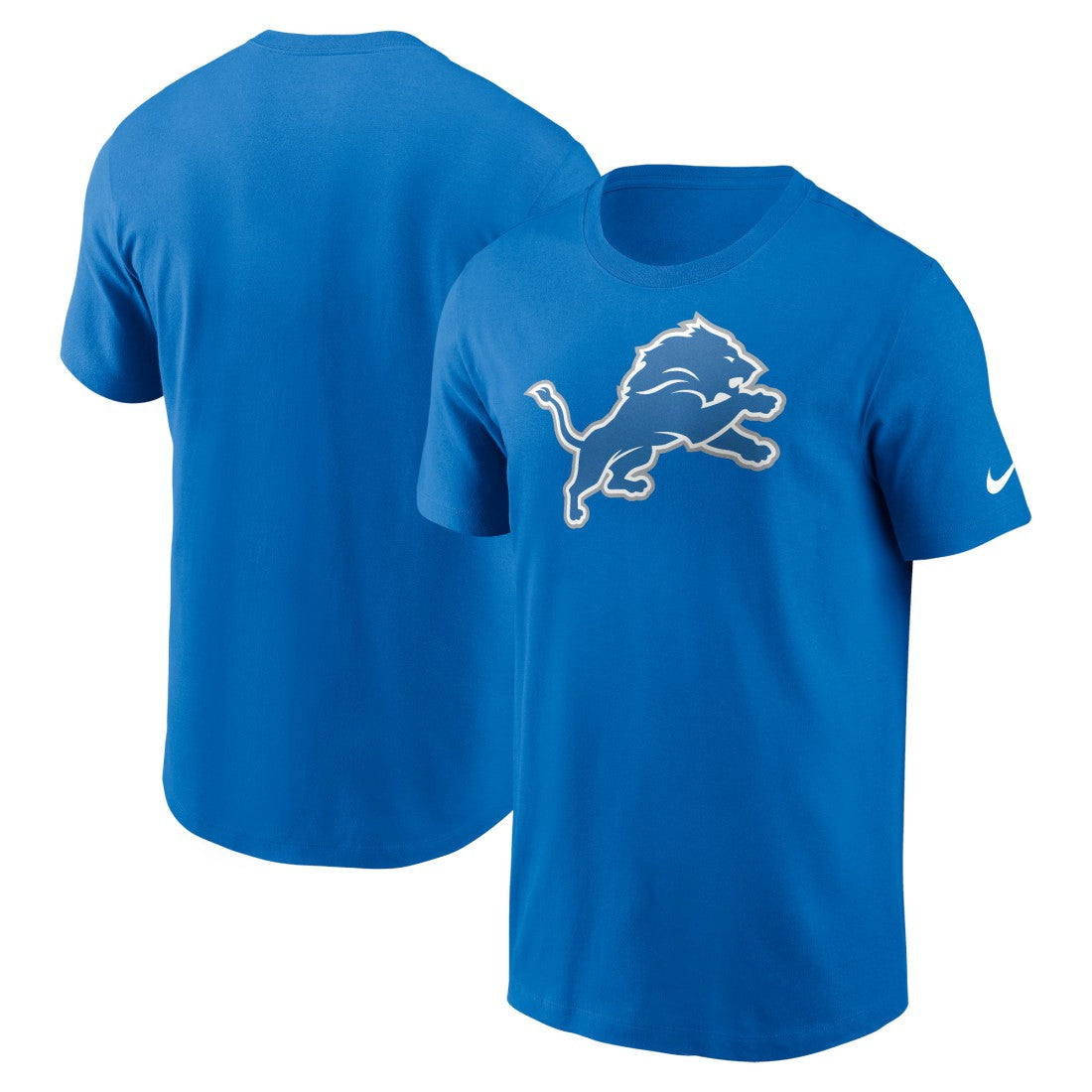 Nike Detroit Lions Primetime Logo Essential T-Shirt Blue