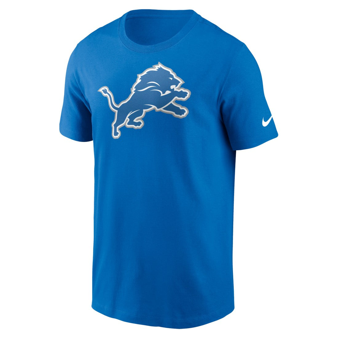 Nike Detroit Lions Primetime Logo Essential T-Shirt Blue