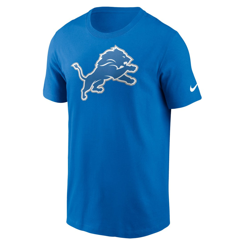 Nike Detroit Lions Primetime Logo Essential T-Shirt Blue