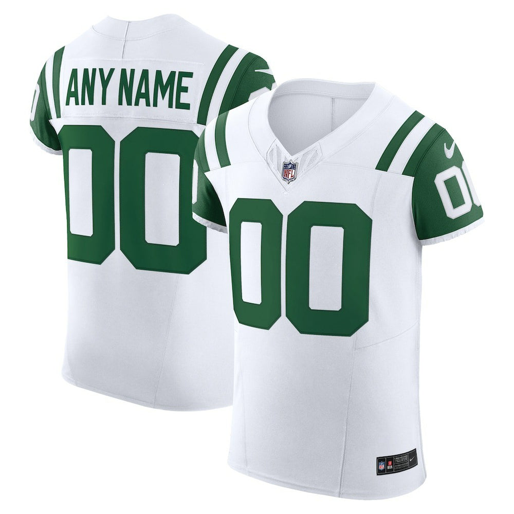 Nike New York Jets Vapor F.U.S.E. Elite Custom Jersey White