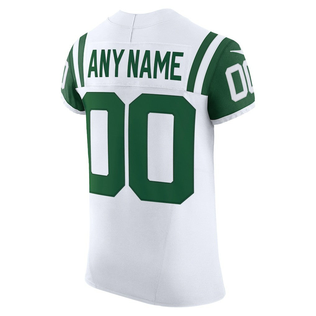 Nike New York Jets Vapor F.U.S.E. Elite Custom Jersey White