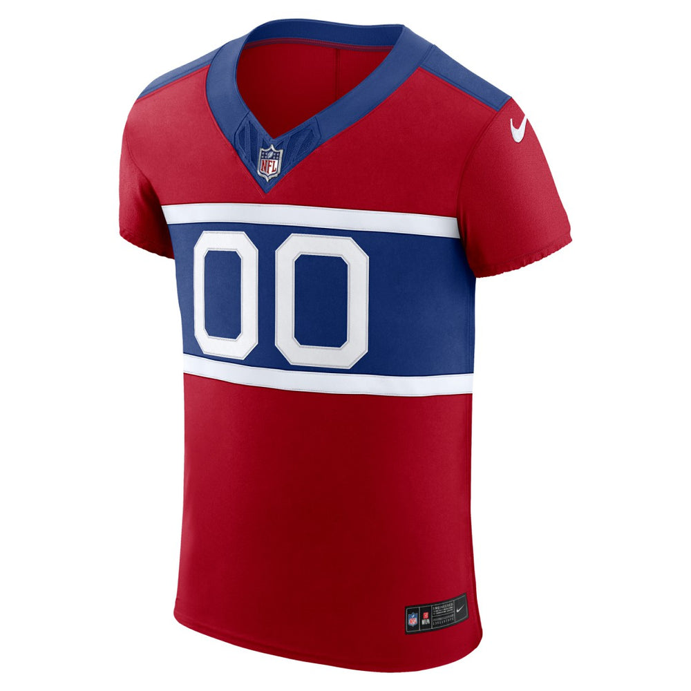 Nike New York Giants Alternate Vapor F.U.S.E. Elite Custom Jersey Red