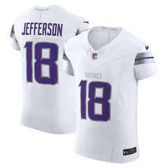 Nike Justin Jefferson Minnesota Vikings Alternate Vapor F.U.S.E. Elite Player Jersey White
