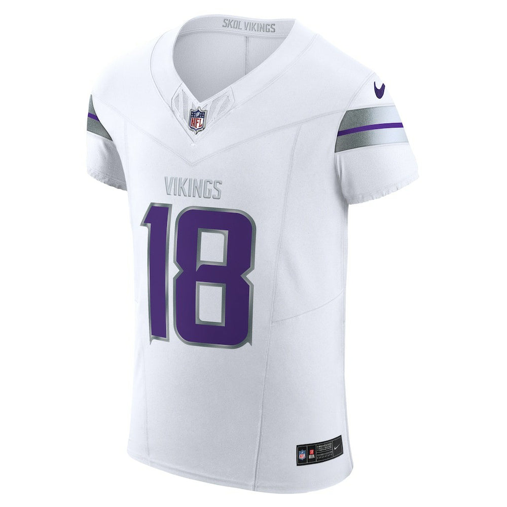Nike Justin Jefferson Minnesota Vikings Alternate Vapor F.U.S.E. Elite Player Jersey White