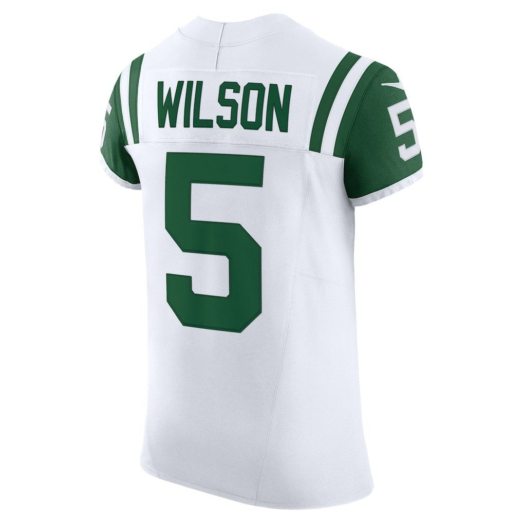 Nike Garrett Wilson New York Jets Classic Alternate Vapor F.U.S.E. Elite Jersey White