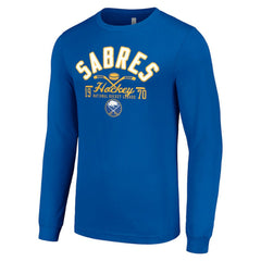 Buffalo Sabres Starter Puck Long Sleeve T-Shirt - Royal - NHL 200597911