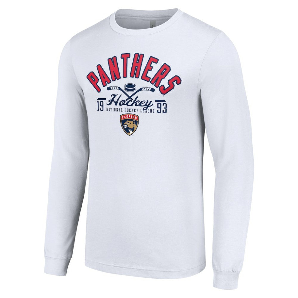 Florida Panthers Starter Puck Long Sleeve T-Shirt - White - NHL 200597942