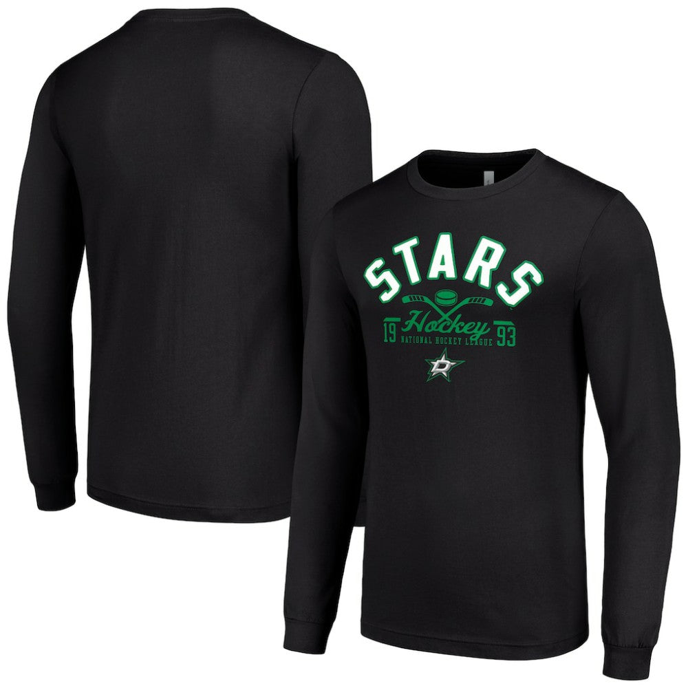 Dallas Stars Starter Puck Long Sleeve T-Shirt - Black - NHL 200598005