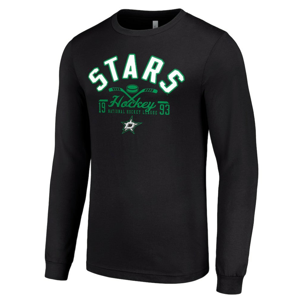 Dallas Stars Starter Puck Long Sleeve T-Shirt - Black - NHL 200598005