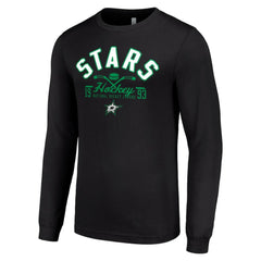 Dallas Stars Starter Puck Long Sleeve T-Shirt - Black - NHL 200598005