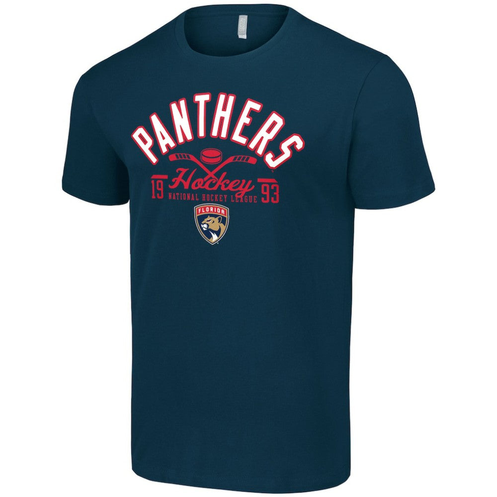 Florida Panthers Starter Half Puck T-Shirt - Navy - NHL 200598182