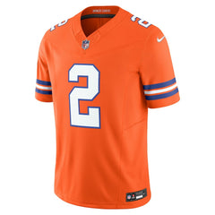 Nike Patrick Surtain II Denver Broncos Alternate Mile High Collection 1977 Throwback Vapor F.U.S.E. Limited Jersey Orange