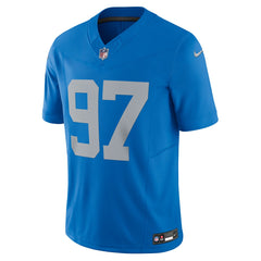 Nike Aidan Hutchinson Detroit Lions Vapor F.U.S.E. Alternate Limited Jersey Blue