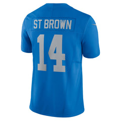 Nike Amon-Ra St. Brown Detroit Lions Vapor F.U.S.E. Alternate Limited Jersey Blue