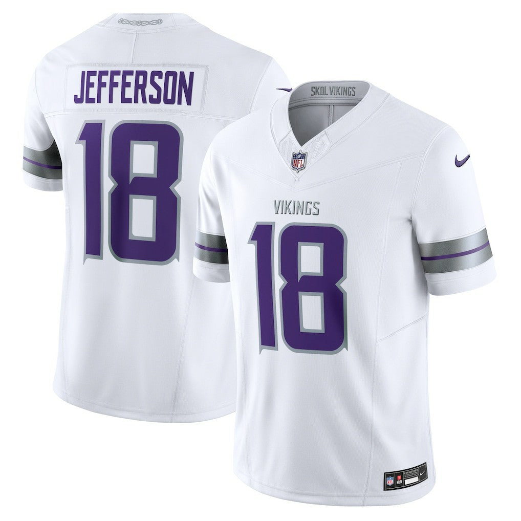 Nike Justin Jefferson Minnesota Vikings Alternate Vapor F.U.S.E. Limited Jersey White