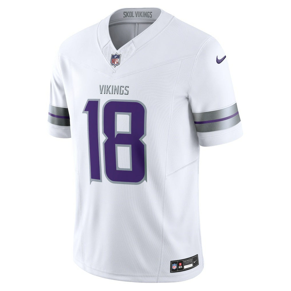 Nike Justin Jefferson Minnesota Vikings Alternate Vapor F.U.S.E. Limited Jersey White