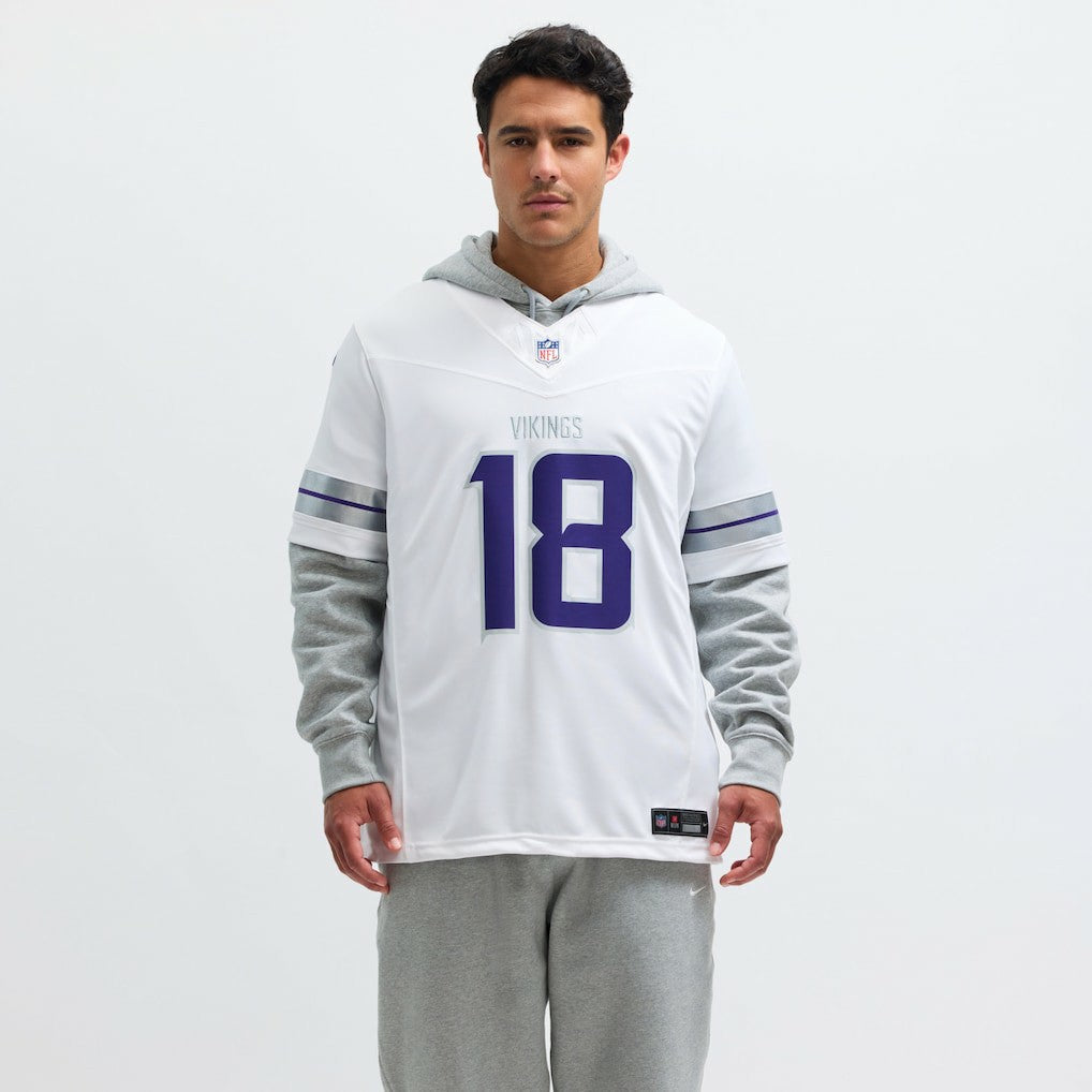 Nike Justin Jefferson Minnesota Vikings Alternate Vapor F.U.S.E. Limited Jersey White