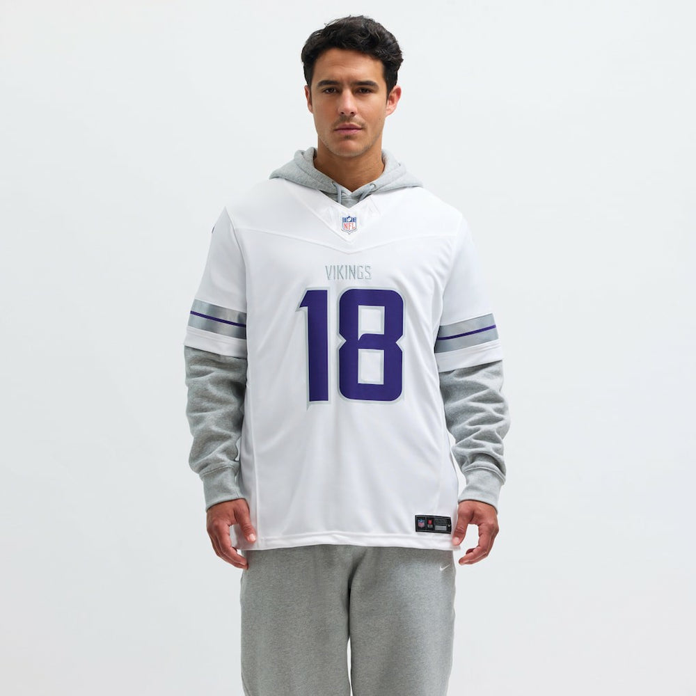 Nike Justin Jefferson Minnesota Vikings Alternate Vapor F.U.S.E. Limited Jersey White