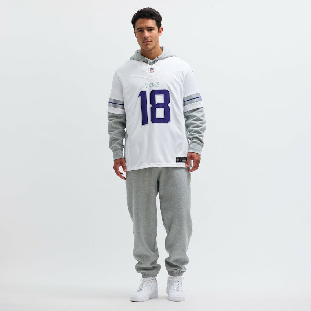 Nike Justin Jefferson Minnesota Vikings Alternate Vapor F.U.S.E. Limited Jersey White