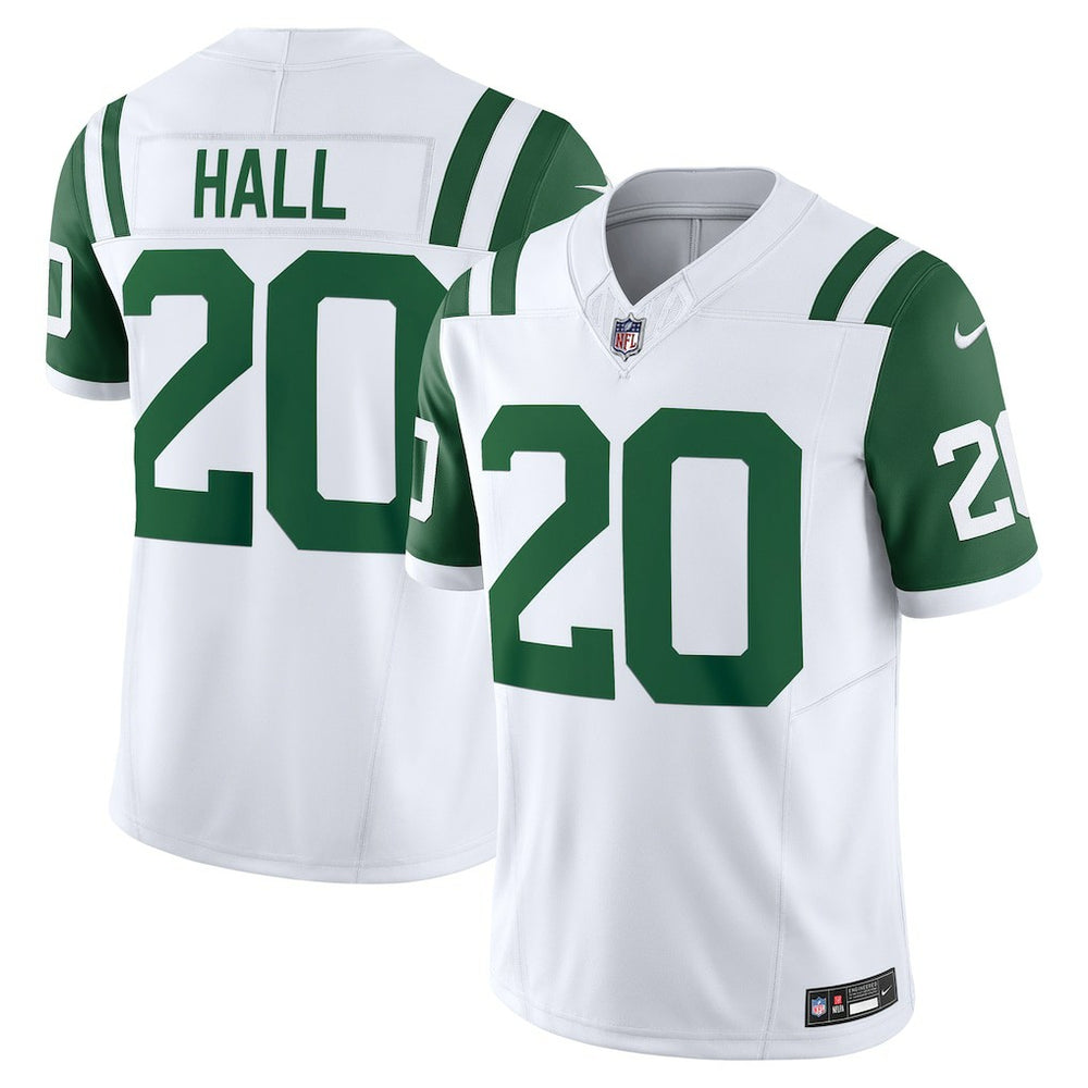 Nike Breece Hall New York Jets Classic Alternate Vapor F.U.S.E. Limited Jersey White