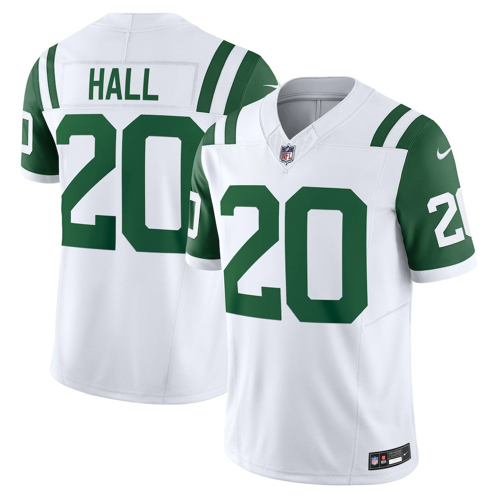 Nike Breece Hall New York Jets Classic Alternate Vapor F.U.S.E. Limited Jersey White