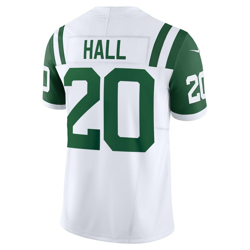 Nike Breece Hall New York Jets Classic Alternate Vapor F.U.S.E. Limited Jersey White