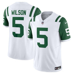 Nike Garrett Wilson New York Jets Classic Alternate Vapor F.U.S.E. Limited Jersey White