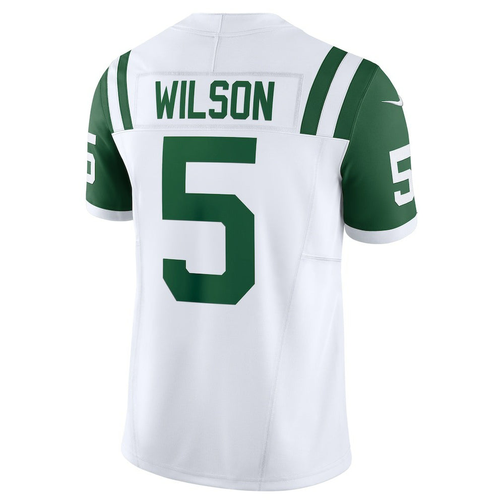 Nike Garrett Wilson New York Jets Classic Alternate Vapor F.U.S.E. Limited Jersey White