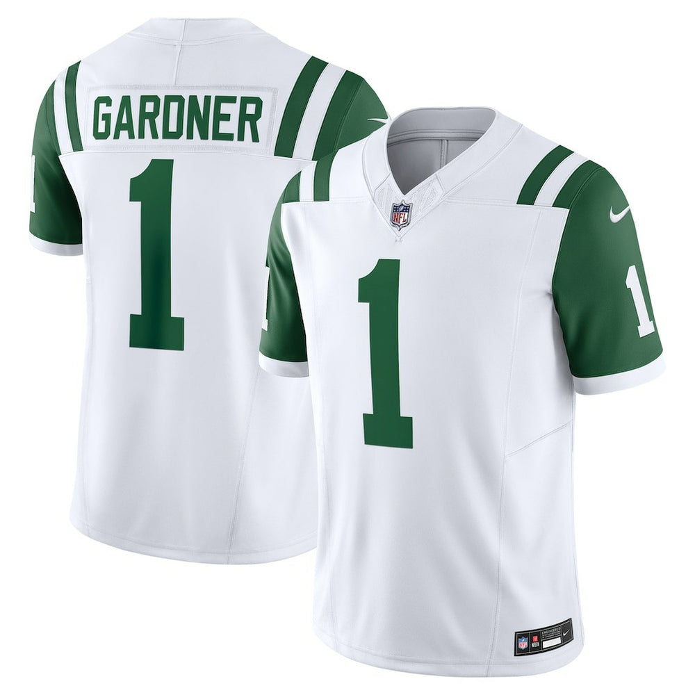 Nike Ahmad Sauce Gardner New York Jets Classic Alternate Vapor F.U.S.E. Limited Jersey White