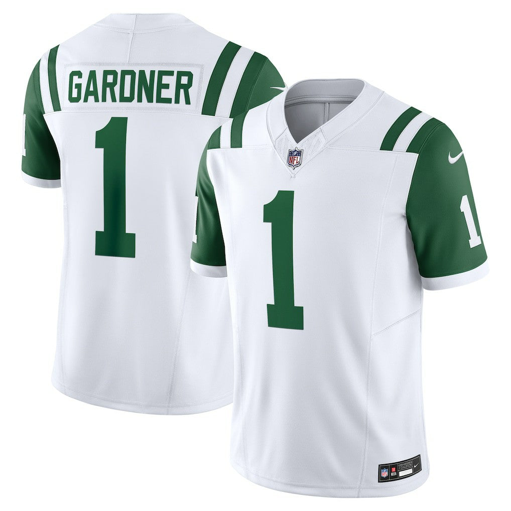 Nike Ahmad Sauce Gardner New York Jets Classic Alternate Vapor F.U.S.E. Limited Jersey White