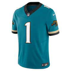 Nike Travis Etienne Jacksonville Jaguars Prowler Throwback Vapor F.U.S.E. Limited Jersey Teal