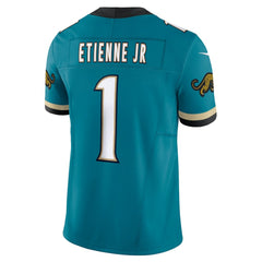 Nike Travis Etienne Jacksonville Jaguars Prowler Throwback Vapor F.U.S.E. Limited Jersey Teal
