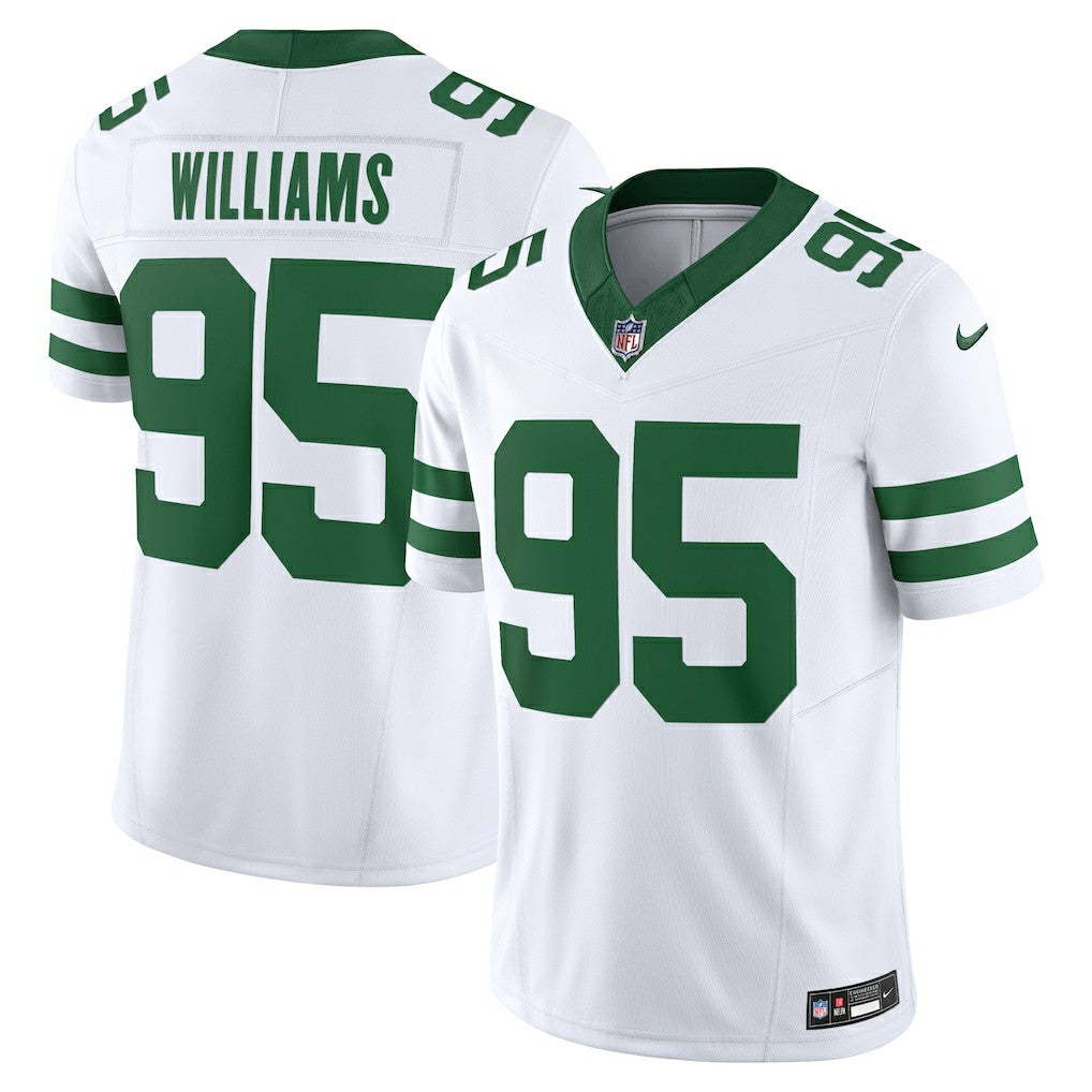 Nike Quinnen Williams New York Jets Vapor F.U.S.E. Limited Jersey Legacy White